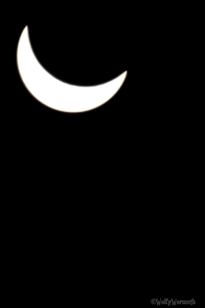 Totale Sonnenfinsternis 1. Hälfte
