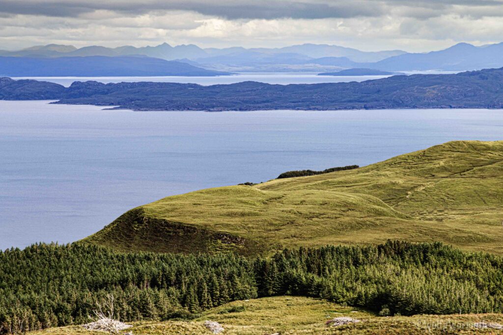 Schottland auf Skye Inseln und Meer.